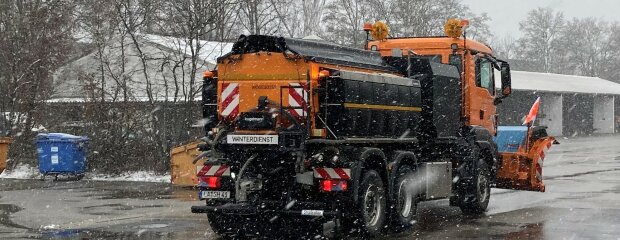 Der Winterdienst der Straßenmeisterei Landshut ist einsatzbereit. 