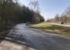 Neuer Geh- und Radweg bei den Parkplätzen in Schlossberg an der B 11