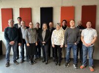 Zehn Mitarbeiterinnen und Mitarbeiter des Staatlichen Bauamts Landshut feiern ihr 25- beziehungsweise 40- jähriges Dienstjubiläum © Staatliches Bauamt Landshut