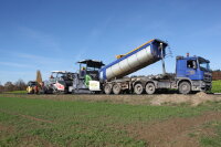 Bei der Sanierung der Staatsstraße 2045 wurde zu 100 Prozent wiederaufbereiteter Asphalt verwendet.