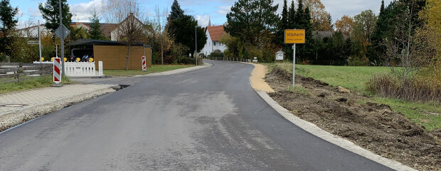 Die Arbeiten an der Staatsstraße 2054 in Vilsheim sind auf der Zielgeraden. 
