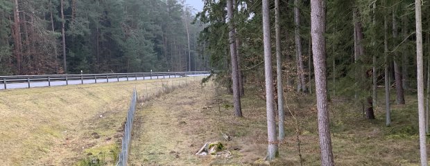 An der B 300 südlich von Münchsmünster entsteht in den kommenden Monaten ein neuer Geh- und Radweg.